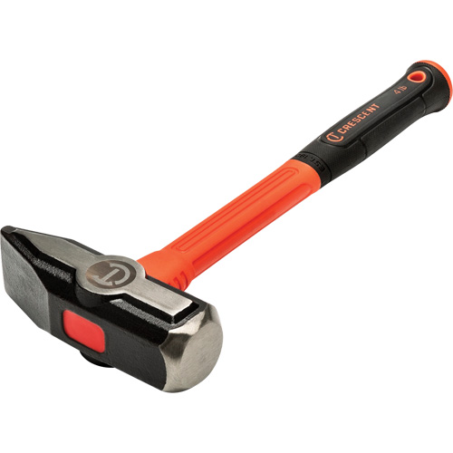 Fiberglass Blacksmith Hammer, 4 lbs Head Weight, 14" L Mukwa Safety Services
