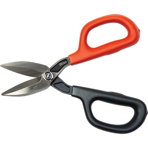Cisaille de ferblantier droite, Longueur de coupe de 1-31/50", Coupe Droit Mukwa Safety Services