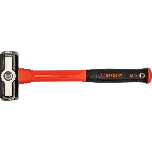 Fiberglass Engineer Hammer, 2.5 lbs Head Weight, 13-1/2" L Mukwa Safety Services