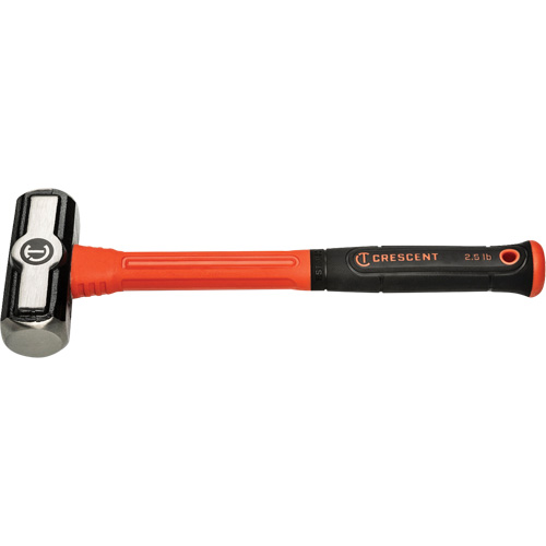 Fiberglass Engineer Hammer, 2.5 lbs Head Weight, 13-1/2" L Mukwa Safety Services