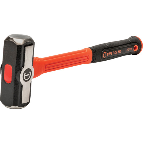 Fiberglass Engineer Hammer, 2.5 lbs Head Weight, 13-1/2" L Mukwa Safety Services