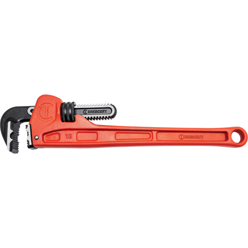 K9 Jaw Pipe Wrench, 2-7/8" Jaw Capacity, 18" Long, Powder Coated Finish, Ergonomic Handle Mukwa Safety Services