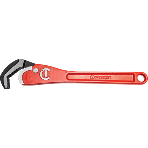 Self-Adjusting Steel Pipe Wrench, 2-1/2" Jaw Capacity, 16" Long, Powder Coated Finish, Non-Ergonomic Handle Mukwa Safety Services