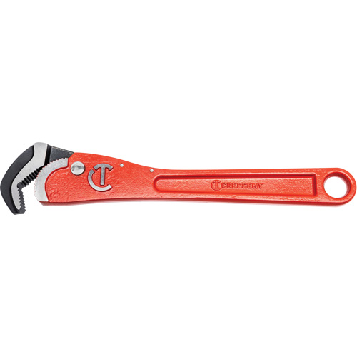 Self-Adjusting Pipe Wrench, 1-1/2" Jaw Capacity, 12" Long, Powder Coated Finish, Non-Ergonomic Handle Mukwa Safety Services