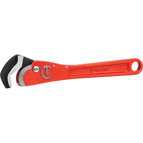 Self-Adjusting Pipe Wrench, 1-1/2" Jaw Capacity, 12" Long, Powder Coated Finish, Non-Ergonomic Handle Mukwa Safety Services