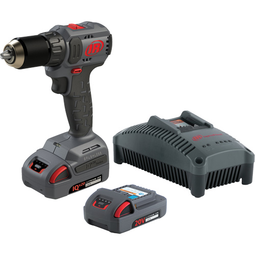 Ensemble de perceuse-tournevis compact sans fil, Lithium-ion, 20 V, Mandrin 1/2", Couple 37 lb-pi Mukwa Safety Services