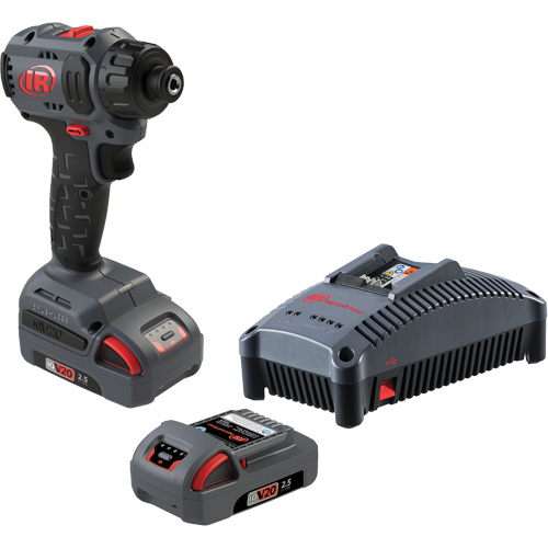 Ensemble de tournevis compact sans fil, 1/4", 37 lb-pi Couple max., 20 V, Lithium-ion Mukwa Safety Services
