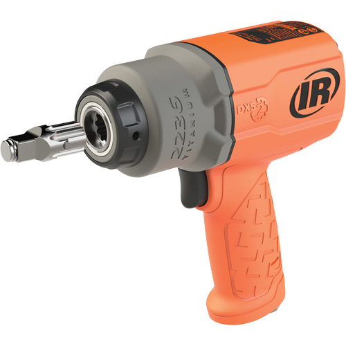 Orange Air Impact Wrench, 1/2" Drive, 1/4" NPT Air Inlet, 7500 No Load RPM Mukwa Safety Services