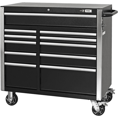 HDCC-4115 HD Series Toolbox Combo, 21-1/2" D x 44-1/5" W x 63-3/10" H, Black Mukwa Safety Services