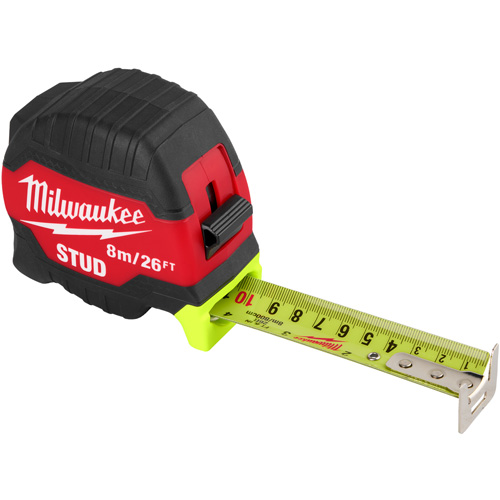 Ruban &agrave; mesurer Stud, 1-5/16" x 26' Mukwa Safety Services