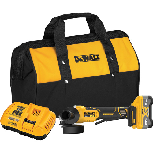 Meuleuse angulaire sans balai et sans fil MAX* XR avec XR POWERPACK, Roue de 4-1/2" - 5", 20 V Mukwa Safety Services