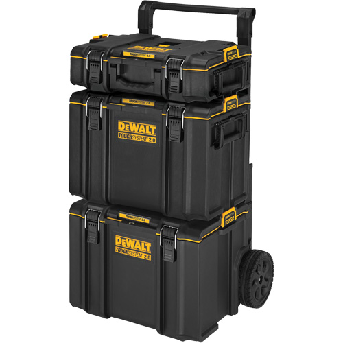 Syst&egrave;me de rangement sur roues TOUGHSYSTEM 2.0, 24" x 20-2/5" x 34-1/2", Noir/Jaune Mukwa Safety Services