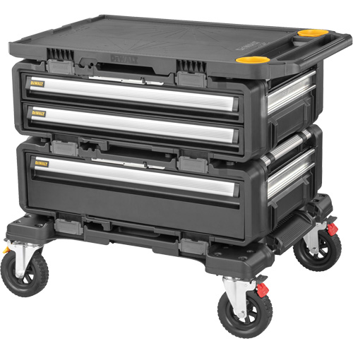 TOUGHSYSTEM&reg; 2.0 DXL 4-in-1 Modular Workstation, 34" x 25-4/5" x 30", Black/Yellow Mukwa Safety Services