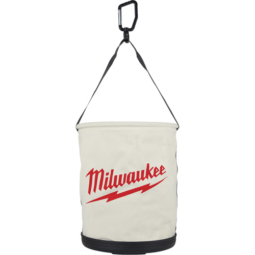Sac seau polyvalent, 11-81/100" lo x 11-81/100" la x 14-57/100" h, Polyester, Blanc Mukwa Safety Services