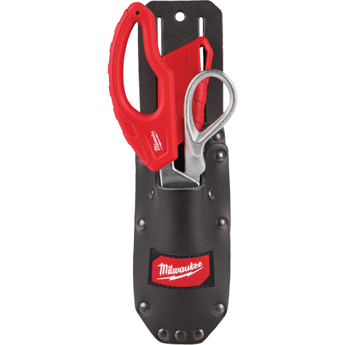 Ensemble &eacute;tui pour &eacute;pisseur de c&acirc;ble, Porte-outil multiple, Cuir, 2 Poches Mukwa Safety Services