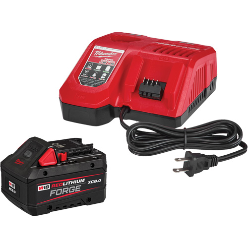 Ensemble de batterie de d&eacute;marrage M18 Redlithium Forge XC8.0, 18 V, Lithium-ion Mukwa Safety Services