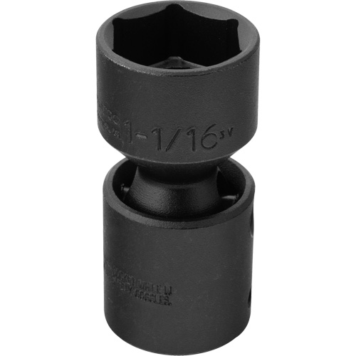 Universal Socket, Impact, 1-1/16", 1/2" Drive, 6 Points Mukwa Safety Services