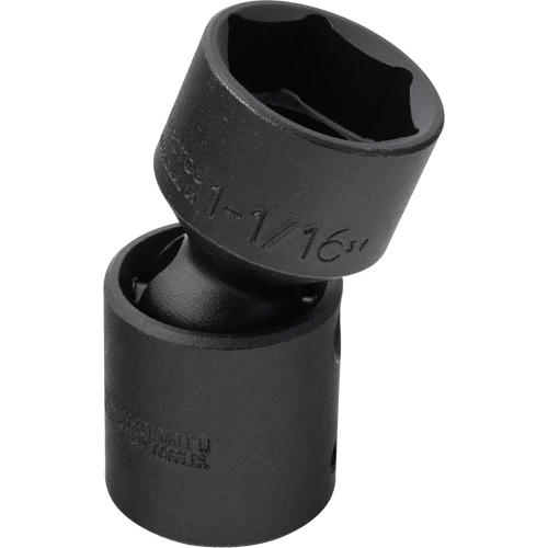 Universal Socket, Impact, 1-1/16", 1/2" Drive, 6 Points Mukwa Safety Services