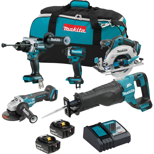 Ensemble de 5 outils sans balai 18V LXT, Lithium-ion, 18 V Mukwa Safety Services