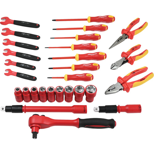 Jeu d'outils isol&eacute;s, 1000 V, 28 M Mukwa Safety Services
