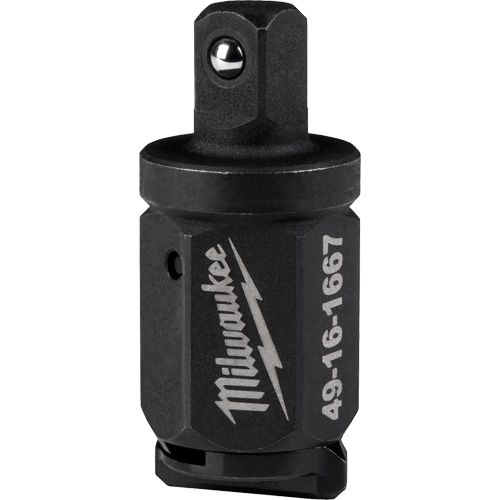 Adaptateur d'enclume pour cl&eacute; &agrave; rochet polygonale INSIDER, Prise 1/4", Douille 1/4", 0,55" lo, Sph&eacute;rique Mukwa Safety Services