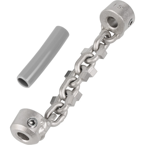 1-1/4" - 1-1/2" Carbide Chain Knocker for 1/4" Chain Snake Cable Mukwa Safety Services