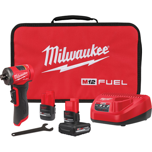 Ensemble meuleuse &agrave; rectifier les matrices &agrave; angle droit FUEL, 1/4" collet, 12 V, Lithium-ion Mukwa Safety Services