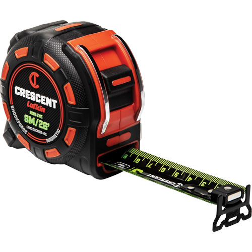 Shockforce NITE EYE Magnetic Tape Measure, 1-1/4" x 25', SAE/Metric Graduations Mukwa Safety Services