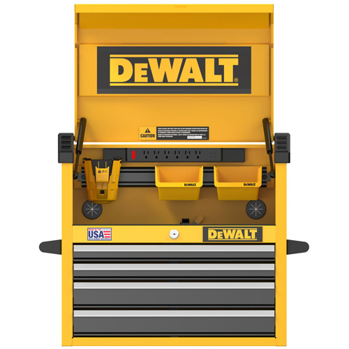 Coffre &agrave; outils robuste, 26" la, 4 tiroirs, Jaune Mukwa Safety Services
