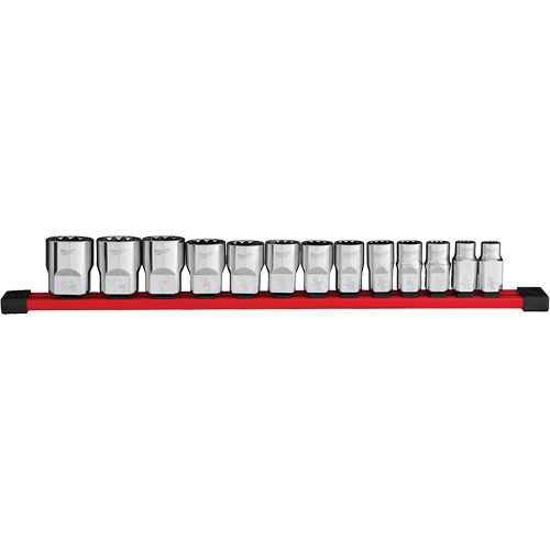 Jeu de douilles SAE &agrave; 12 pans, 13 Mcx, Prise de 1/2" Mukwa Safety Services