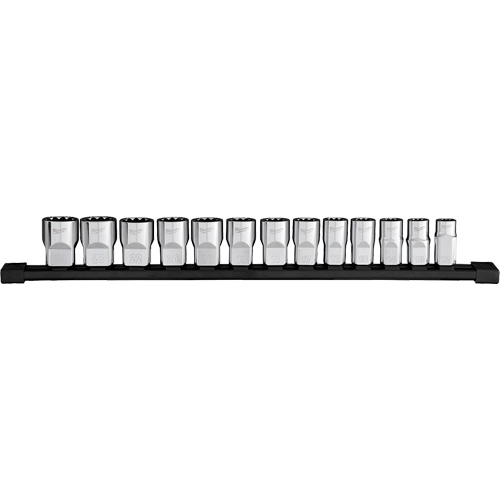 Jeu de douilles m&eacute;triques &agrave; 12 pans, 13 Mcx, Prise de 1/2" Mukwa Safety Services