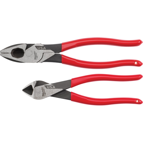Dipped Grip Cutting Pliers Set, 2 Pieces Mukwa Safety Services