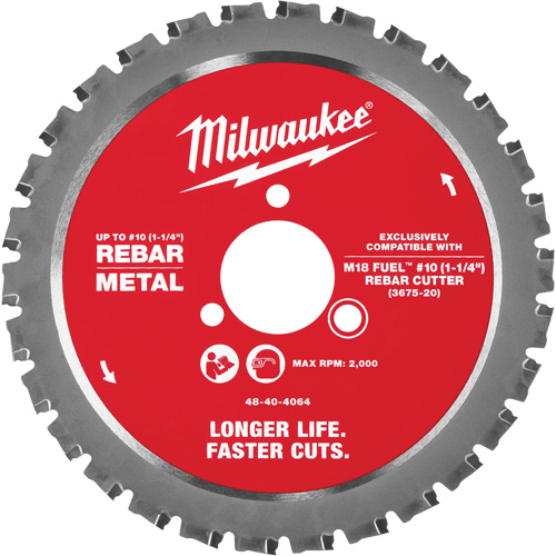 #10 (1-1/4”) Rebar Cutting Blade, 1-1/4" Mukwa Safety Services