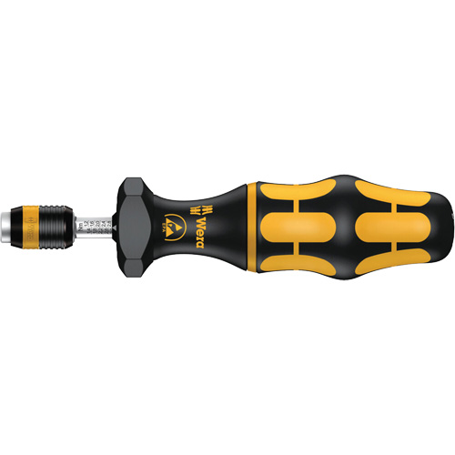 Series 7400 ESD Kraftform Adjustable Torque Screwdriver, 2.5 - 29 Ft-lbs. Torque Range, 6" Length Mukwa Safety Services