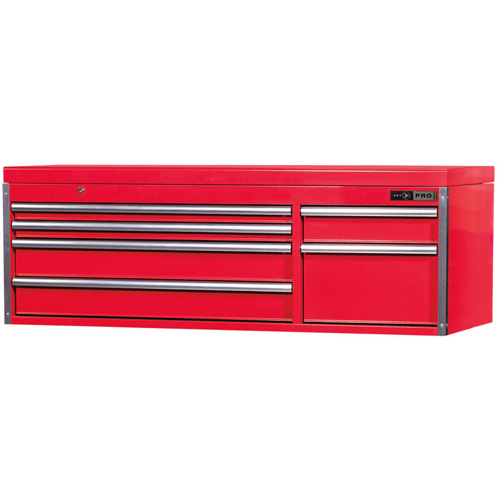 PMC5606 Pro Series Mechanics Chest, 55-1/2" W, 6 Drawers, Red Mukwa Safety Services