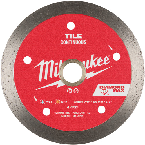 DIAMOND MAX Continuous Tile Diamond Blade Mukwa Safety Services