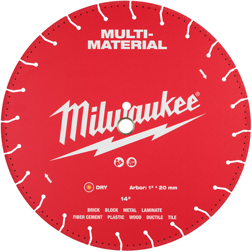 Lame diamant&eacute;e multimat&eacute;riaux Mukwa Safety Services