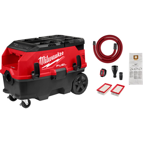 M18 FUEL PACKOUT 9 Gallon Dual-Battery Dust Extractor with VACLINK, 27-3/4" x 16-3/4" x 19" Mukwa Safety Services