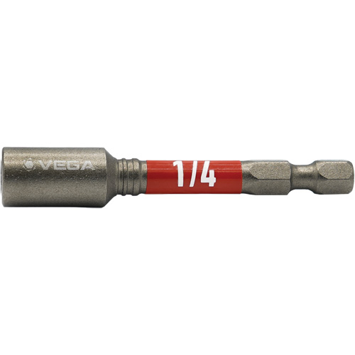 Tourne-&eacute;crou Impactech, Embout 1/4", Prise 1/4", 2-9/16" lo, Magn&eacute;tique Mukwa Safety Services