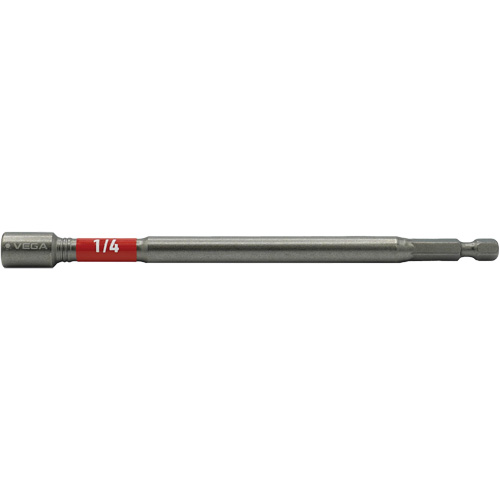 Impactech&reg; Nut Driver, 1/4" Tip, 1/4" Drive, 6" L, Magnetic Mukwa Safety Services