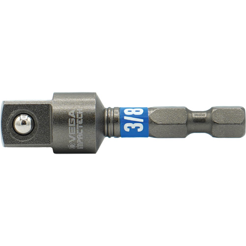 Impactech&reg; Impact Socket Adapter, 1/4" Drive Size, 3/8" Male Size, 2" L Mukwa Safety Services