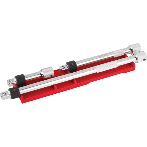 Locking Extension Set, 3/8" Drive, Chrome Finish, 3 Pcs Mukwa Safety Services