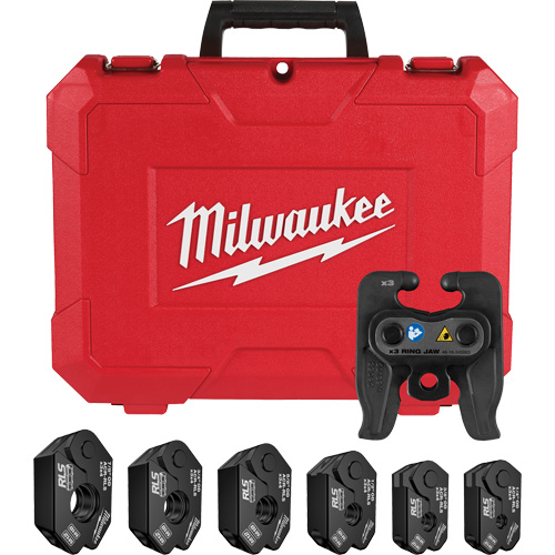1/4" - 7/8" RLS&reg; Pivoting Press Ring Kit for M12 FORCE LOGIC Press Tool Mukwa Safety Services