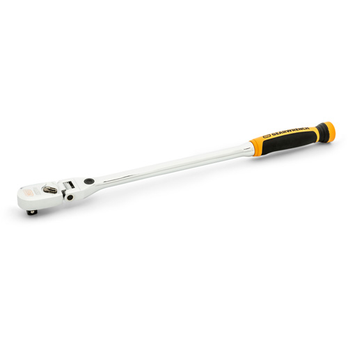 Cl&eacute; &agrave; cliquet &agrave; t&ecirc;te flexible verrouillable 120XP avec poign&eacute;e double mat&eacute;riau Mukwa Safety Services