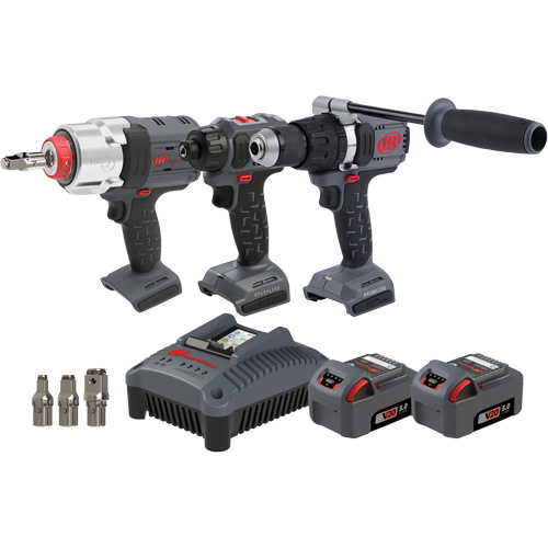 Ensemble de marteau perforateur, tournevis & tournevis &agrave; chocs, Lithium-ion, 20 V Mukwa Safety Services