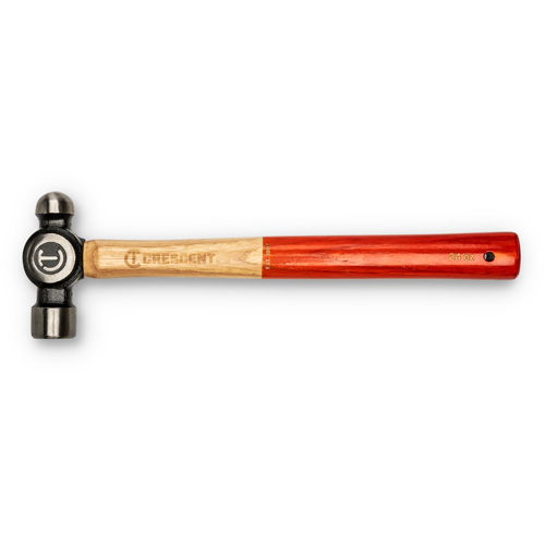 Marteau &agrave; panne ronde, Poids de la t&ecirc;te 24 oz, Face Poli, Prise Bois Mukwa Safety Services