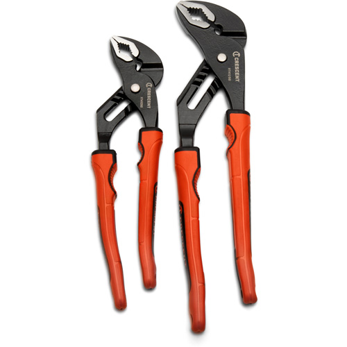 Grip Zone V-Jaw Tongue & Groove Plier Set with Dual Material Rawhide Handle, 2 Pieces Mukwa Safety Services