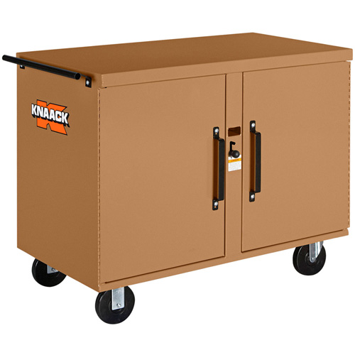 Model 49 Rolling Workbench with Padlock, 46-1/4" W x 37-1/2" H x 25" D Mukwa Safety Services