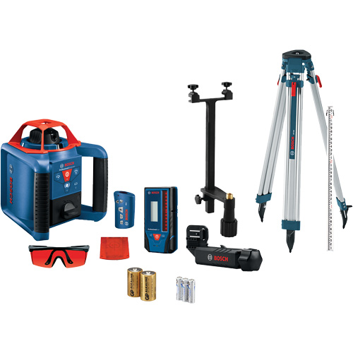 Ensemble laser rotatif horizontal/vertical auto-nivelant, 670 N.m Mukwa Safety Services