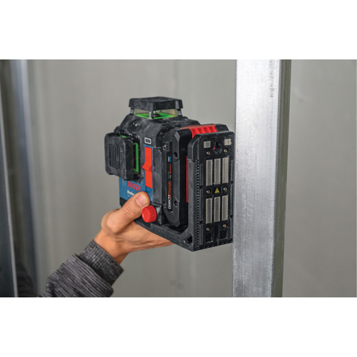 Laser dalignement/nivellement 360 connect&eacute; &agrave; faisceau vert &agrave; trois points Mukwa Safety Services